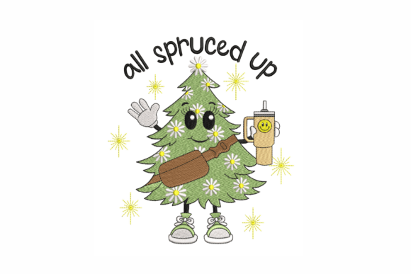 Christmas Tree with Coffee Cup