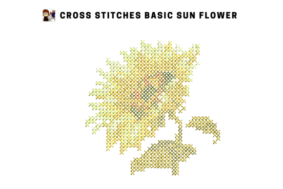 Cross Stitch Basic Sunflower
