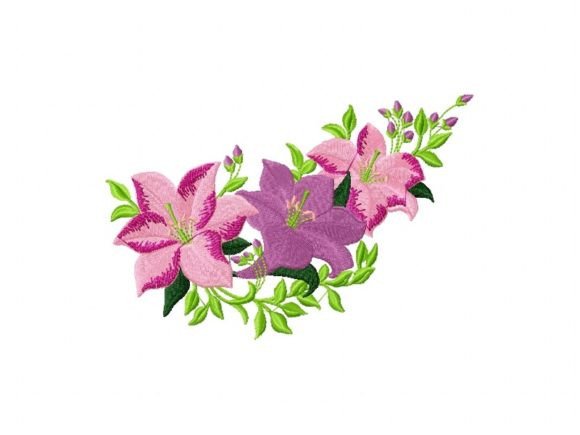 Cute Flower Pink Embroidery Review