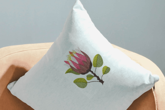 Protea Love: A Seasonal Embroidery Gem