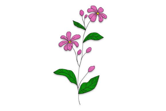 Purple Flower Embroidery Design Review