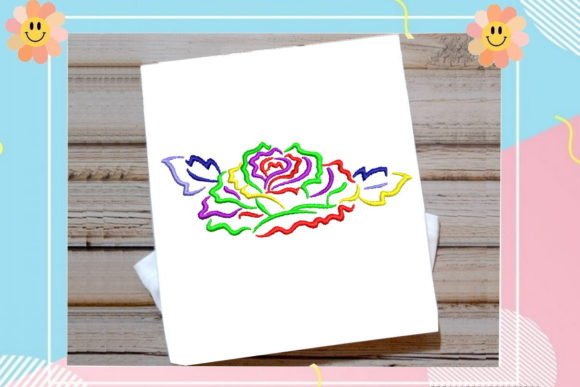 Rainbow Rose Embroidery Review